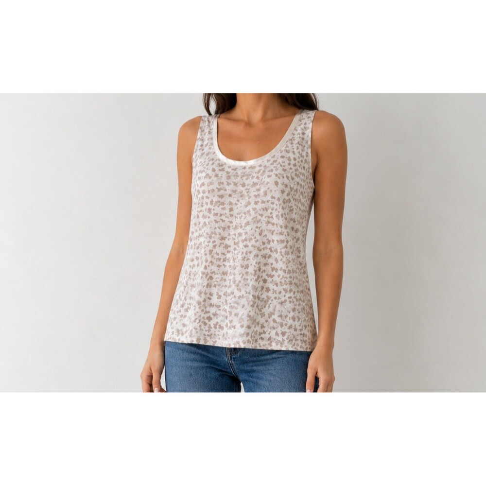 Banana-republic Women's White and Cream Animal Print